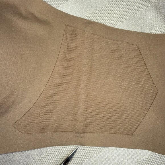 Honeylove Crossover Bra Size XL Beige Nude Tan LWBR0302 Wireless Removable Pads - Picture 12 of 13